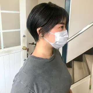 ショート 水野 雪 /パーマ/暖色カラーのヘアスタイル