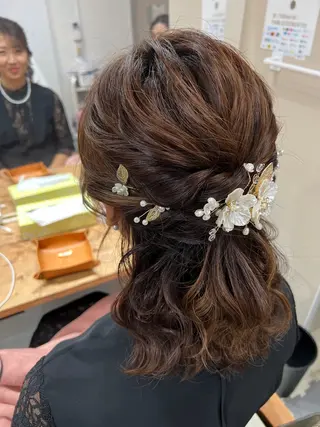 ミディアム ヘアアレンジ 山室 敬義のヘアスタイル
