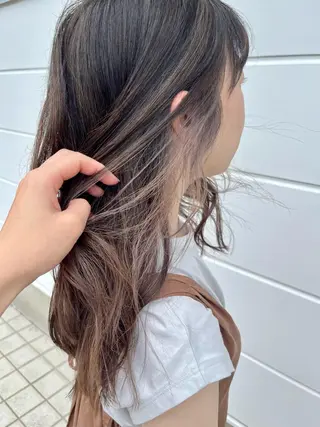 ロング カラー 金沢市/美容師/ 岡島由希美のマツエク・マツパデザイン