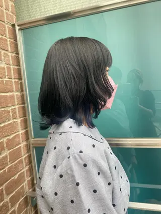 ミディアム 花見 亜沙美のヘアスタイル