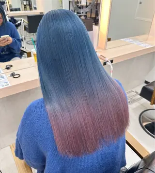 セミロング カラー 𝐑𝐲𝐮𝐤𝐢 【店長】ALEAPのヘアスタイル