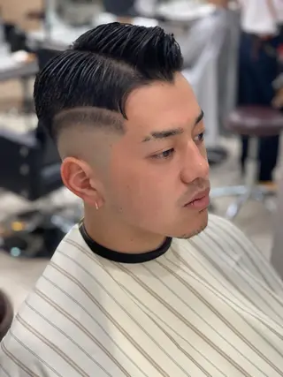 ショート メンズ BINGO HAIR WORKS 【ビンゴヘアワークス】所属・🎱メンズフェード 特化HYOGA🎱のヘアスタイル