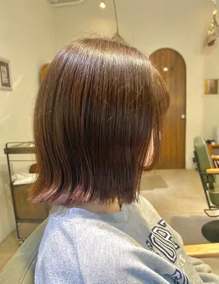 ミディアム LiC えりのヘアスタイル