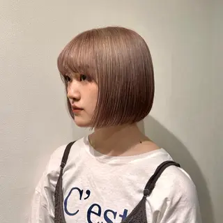 ミディアム カラー 𝙎𝙚𝙞𝙧𝙖 ☆カット/パーマのヘアスタイル