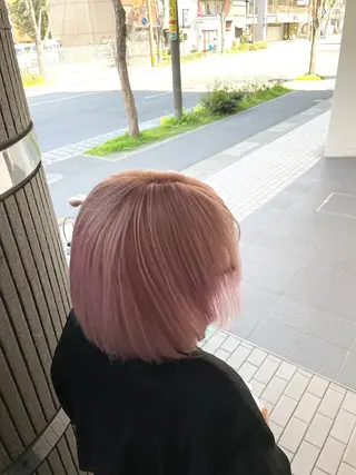 ショート カラー 城 健太郎 💎ハイトーンのヘアスタイル