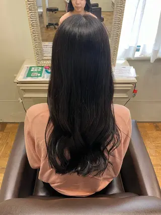 ロング 柴原 佑果のヘアスタイル