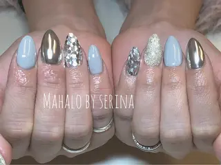 セミロング カラー ネイル SUNNY BAE. SERINAのネイルデザイン