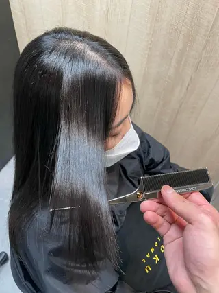 ロング 髪質改善カラー特化 井上秀樹のヘアスタイル