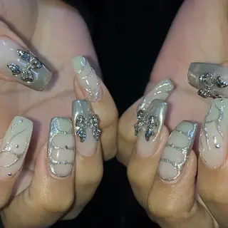 ネイル kana/モード ・グランジ⛓🎼のネイルデザイン