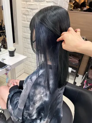 ミディアム カラー K kasumiのヘアスタイル