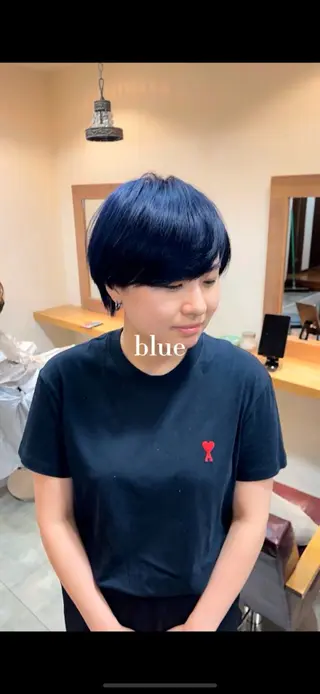 ショート カラー little×PORTO 元町店所属・藤本 あさひのヘアスタイル