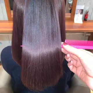 ミディアム かめい りなのヘアスタイル