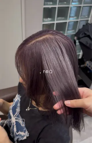 ミディアム カラー SALOWIN 大宮 crest所属・.ｒｅｏ 【夜型美容師】のヘアスタイル