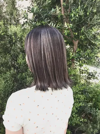 ミディアム カラー 店長担当🌟 矢吹ガブリエル🌟のヘアスタイル