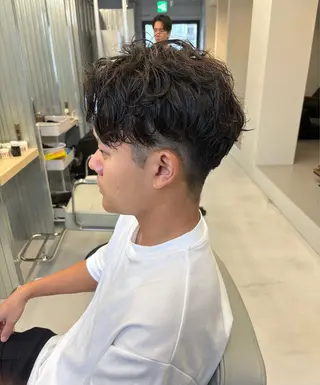 パーマ メンズ メンズパーマ✨ メンズカット聖のヘアスタイル