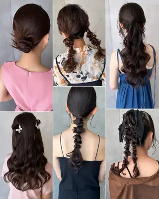 ヘアアレンジ 可児 令路のヘアスタイル