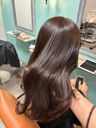 ロング 艶カラー🌷暖色 /yuukaのヘアスタイル