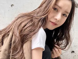 ロング カラー デザインカラーEir 茶屋町/田村のヘアスタイル