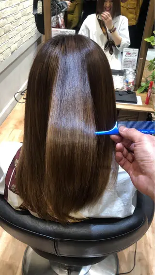 ロング カラー パーマ メンズ お客様満足度No.1 🐶柴田みどりのヘアスタイル