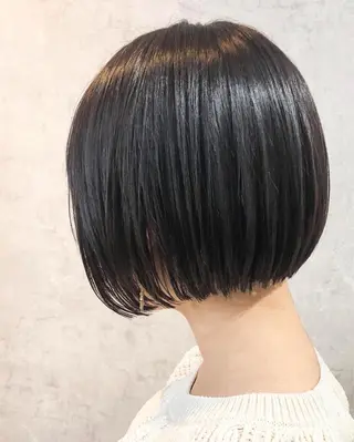 ショート ボブ×縮毛矯正 ryotaのヘアスタイル
