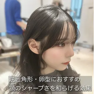 🎀大竹美侑／顔まわ りカット／レイヤーのヘアスタイル