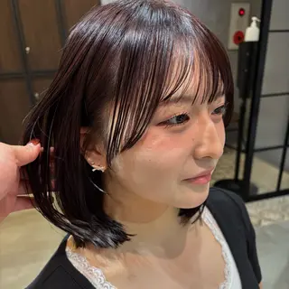 ミディアム 🍑おおしまくるみ 🍑暖色colorのヘアスタイル