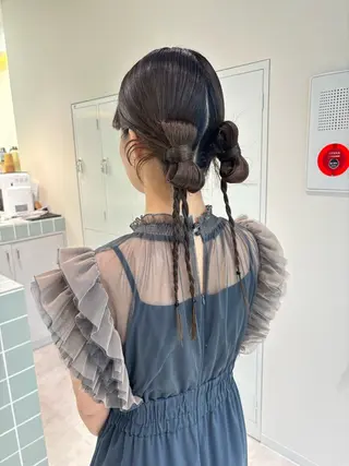 ヘアアレンジ 広島/わかな/ヘア セット/オリーブのヘアスタイル