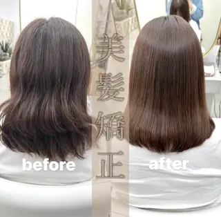 ミディアム MAEUL NAGOYA所属・レイヤーボブ/名駅/ くびれボブ/縮毛矯正のヘアスタイル