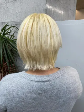 ショート カラー 🌼ハイライト透明感 🌼maiのヘアスタイル