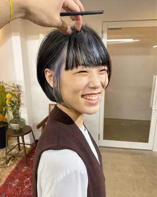 ショート Agu  hair rupia 金沢店所属・金沢美容室/ 艶髪/夜営業/JINのヘアスタイル