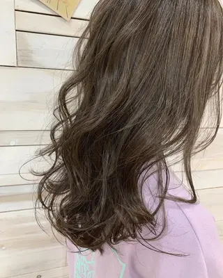 ミディアム カラー ハッシュカット/ボブ /レイヤー/彩奈のヘアスタイル