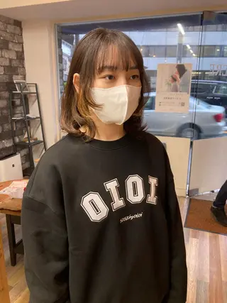 ミディアム カラー ✂️似合わせの魔術師 石田一樹✂️のヘアスタイル