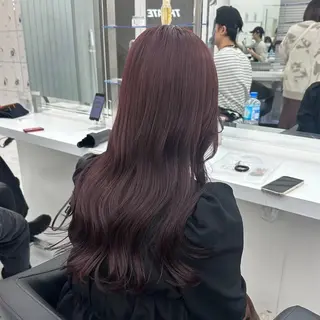 カラー 韓国上品ヘア🤍 ARISA🤍のヘアスタイル