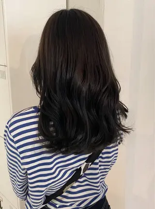 セミロング カラー FERIA緑地公園 ♡下見陽花♡のヘアスタイル