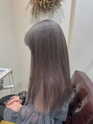 ロング カラー hono🐬カラー 特化/ハイトーンのヘアスタイル