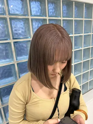 ショート カラー 愛結 暖色カラー🎀🩰のヘアスタイル