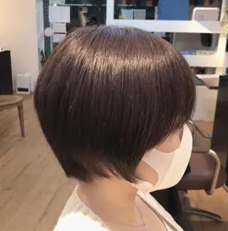 ショート カラー 髪質改善✨自由が丘 札辻　拓未のヘアスタイル