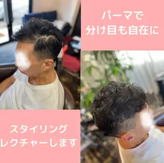 パーマ メンズ 薄毛専門 メンズカットREEのヘアスタイル