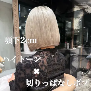 ショート 大人ボブ/透明感 カラー/松原和志のヘアスタイル