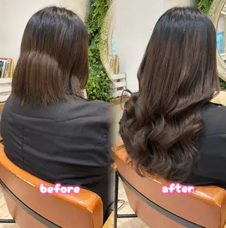 ロング 横浜🎶エクステ💟 ピンク🩷なつみ🎀のヘアスタイル