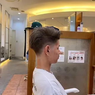 ショート カラー メンズスタイル 完全再現/仁翔のヘアスタイル