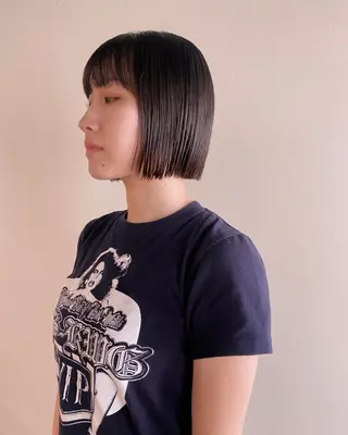 ショート 板谷みさき /艶ボブ/藤沢美容室のヘアスタイル