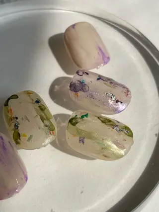 ネイル 草加ニュアンスネイル 🌚hersのネイルデザイン