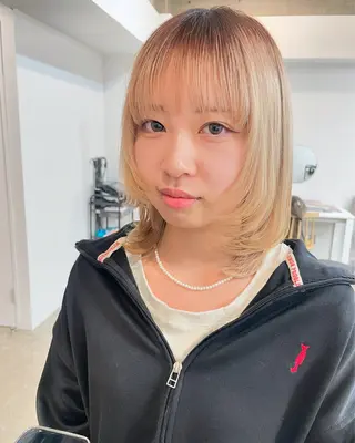 ミディアム カットコンテスト全国 出場経験あり藤澤志のヘアスタイル