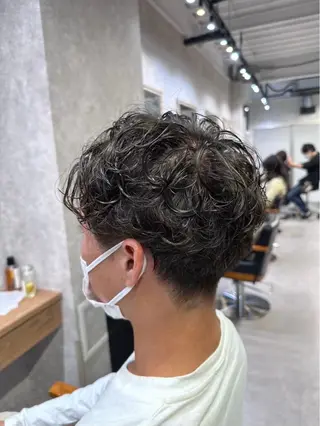 ショート パーマ メンズ 越谷/マネージャー/ 大野洸太のヘアスタイル