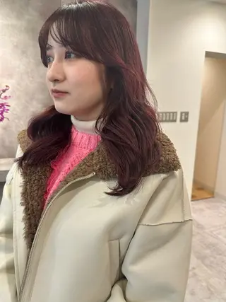 セミロング カラー lelu所属・lelu / 佐々木のヘアスタイル