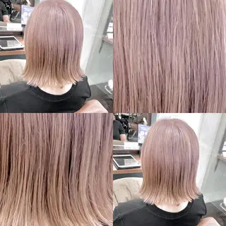 ショート ブリーチ毛に縮毛矯正 ✨カラー✨山田 正幸のヘアスタイル