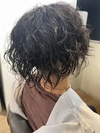 パーマ メンズ CHROM TOKYO ALT所属・🔥メンズ専門🔥 佐々木　パーマ大人気のヘアスタイル