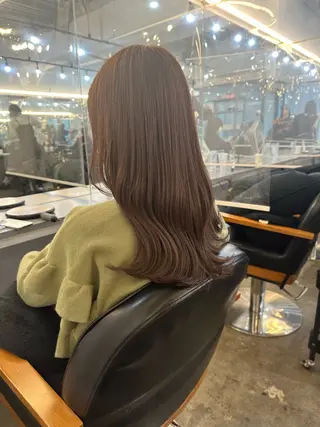 セミロング ボブ/ぱつっとボブ/ 谷口 海星のヘアスタイル