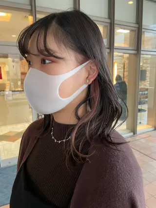 ミディアム ⭐️透け感カラー /齊藤容史⭐️のヘアスタイル